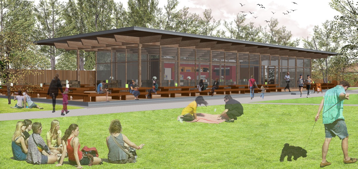 Pavilion Tea House, Hove Park Cafe, Koru Architects, Eco Architect, Sustainable Design